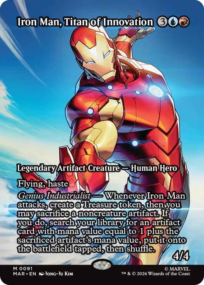 Iron Man, Titan of Innovation (Borderless) card image