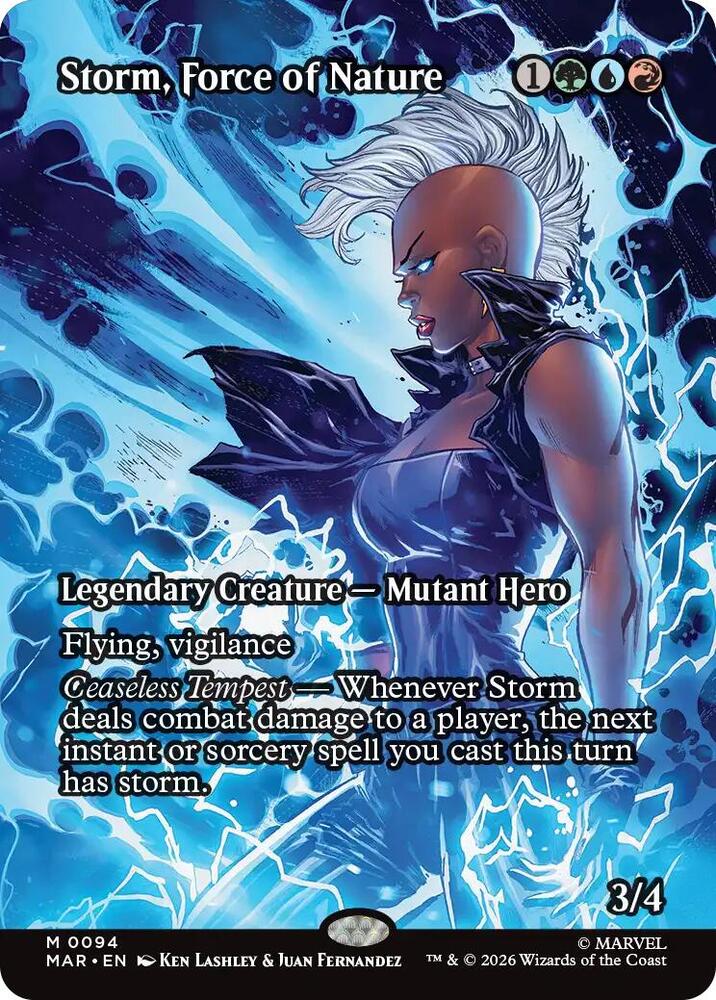 Storm, Force of Nature (Borderless) card image