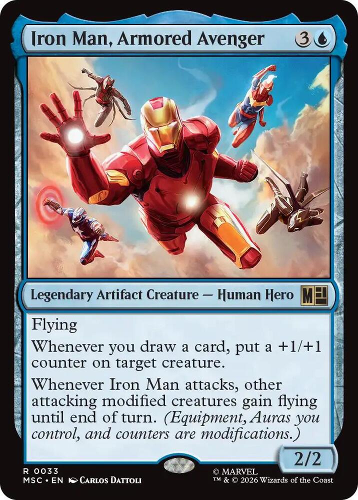 Iron Man, Armored Avenger (Surge Foil) card image
