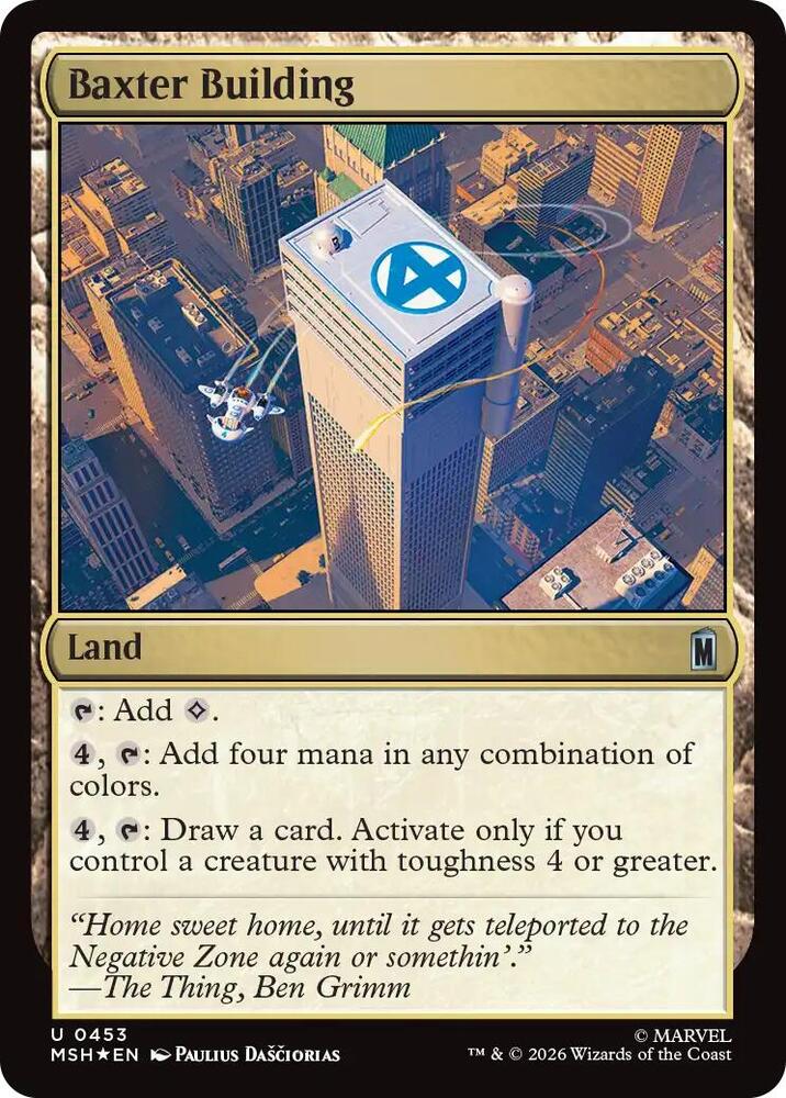 Baxter Building (Surge Foil) card image