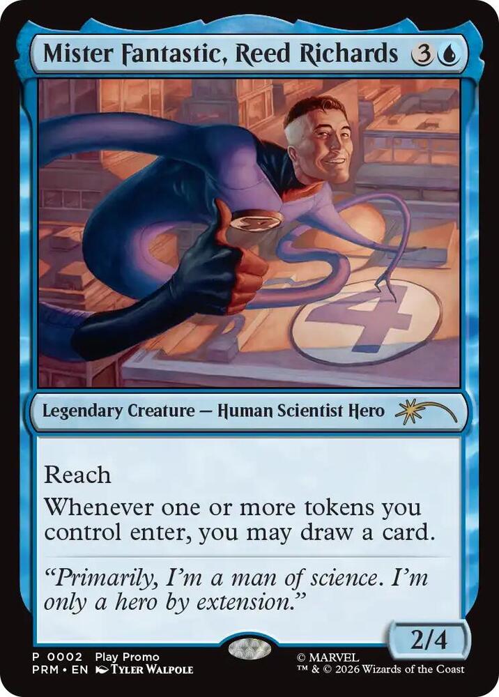 Mister Fantastic, Reed Richards card image