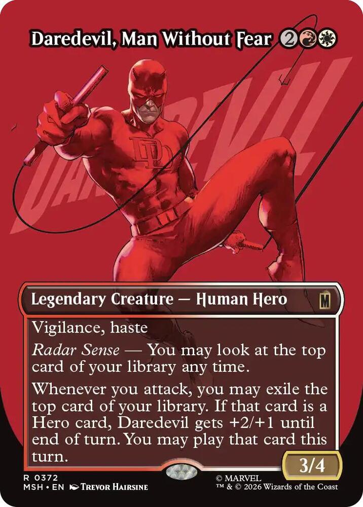 Daredevil, Man Without Fear (Borderless) (0372) card image