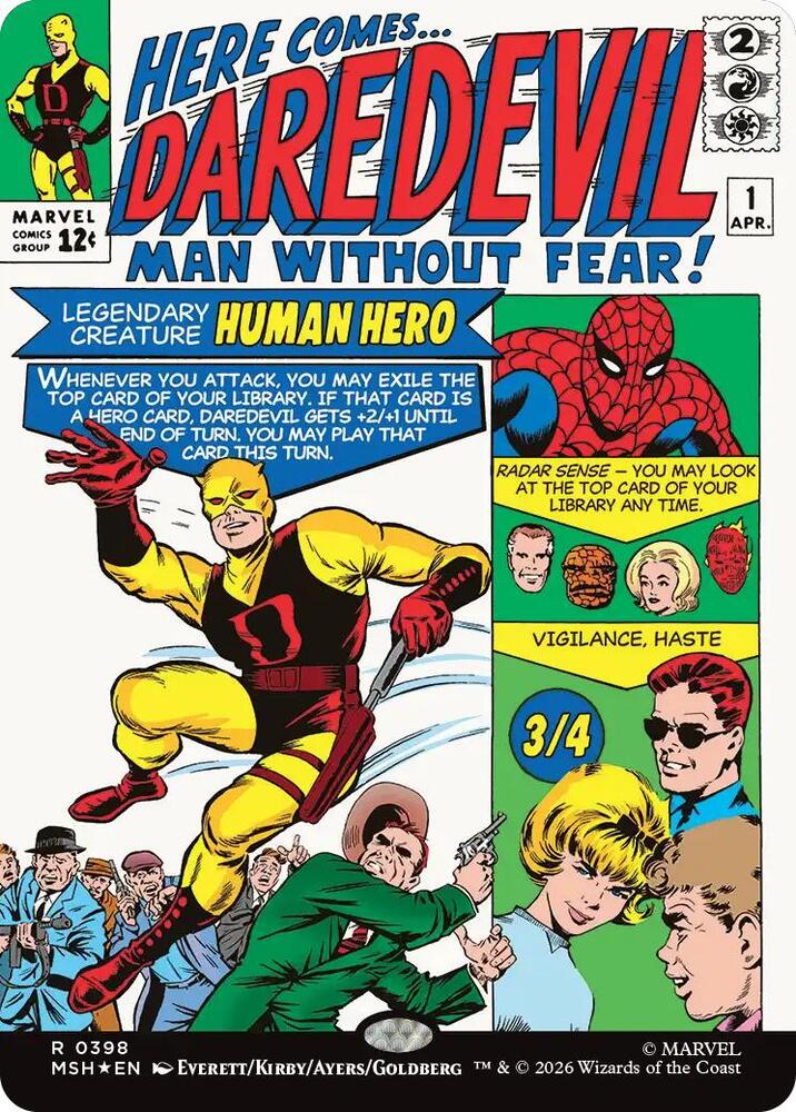 Daredevil, Man Without Fear (Borderless) (0398) card image