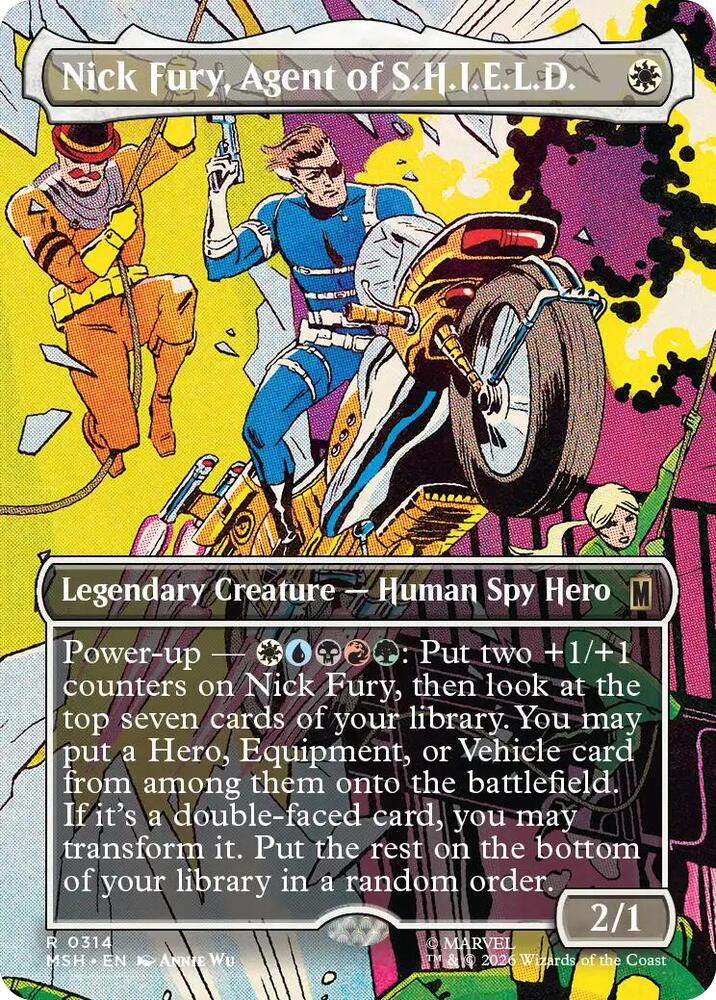 Nick Fury, Agent of S.H.I.E.L.D. (Borderless) (0314) card image