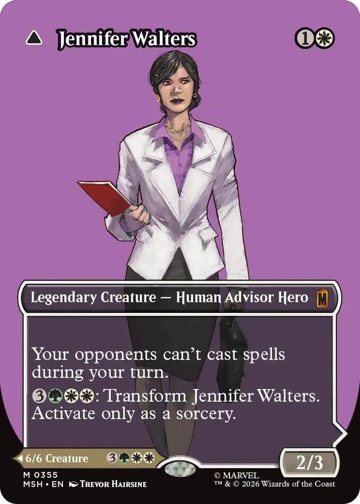 Jennifer Walters (Borderless) (0355) card image
