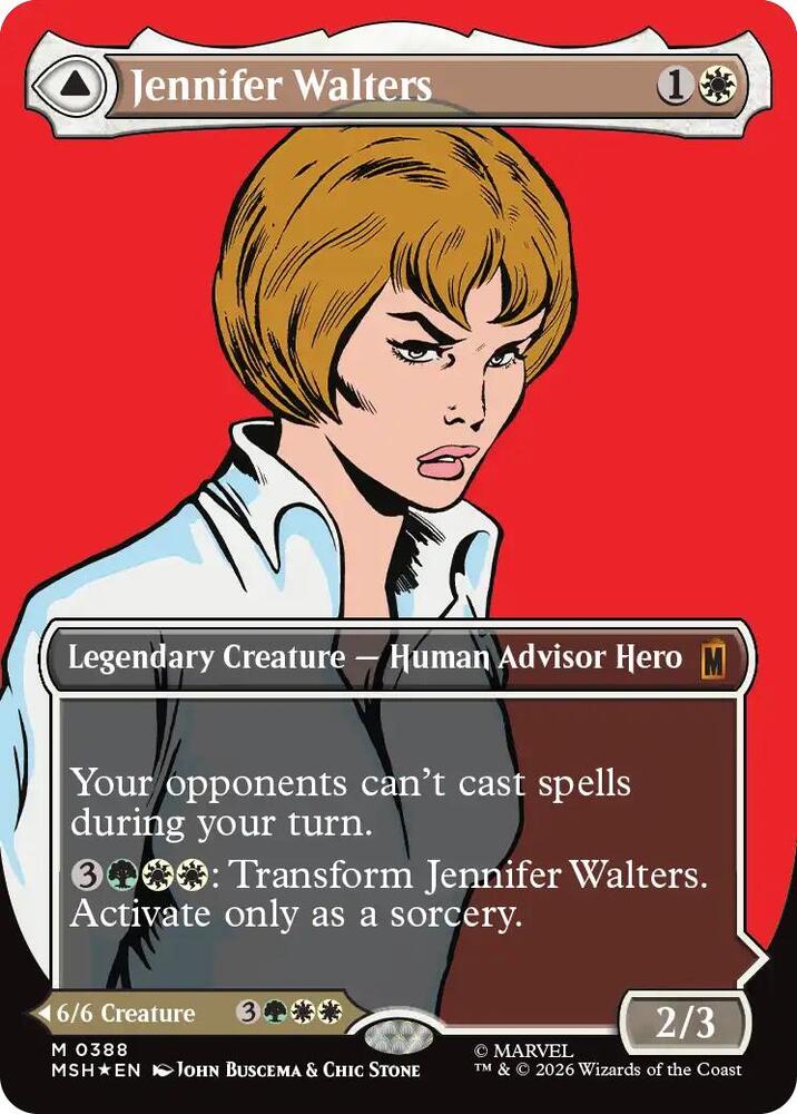 Jennifer Walters (Borderless) (0388) card image