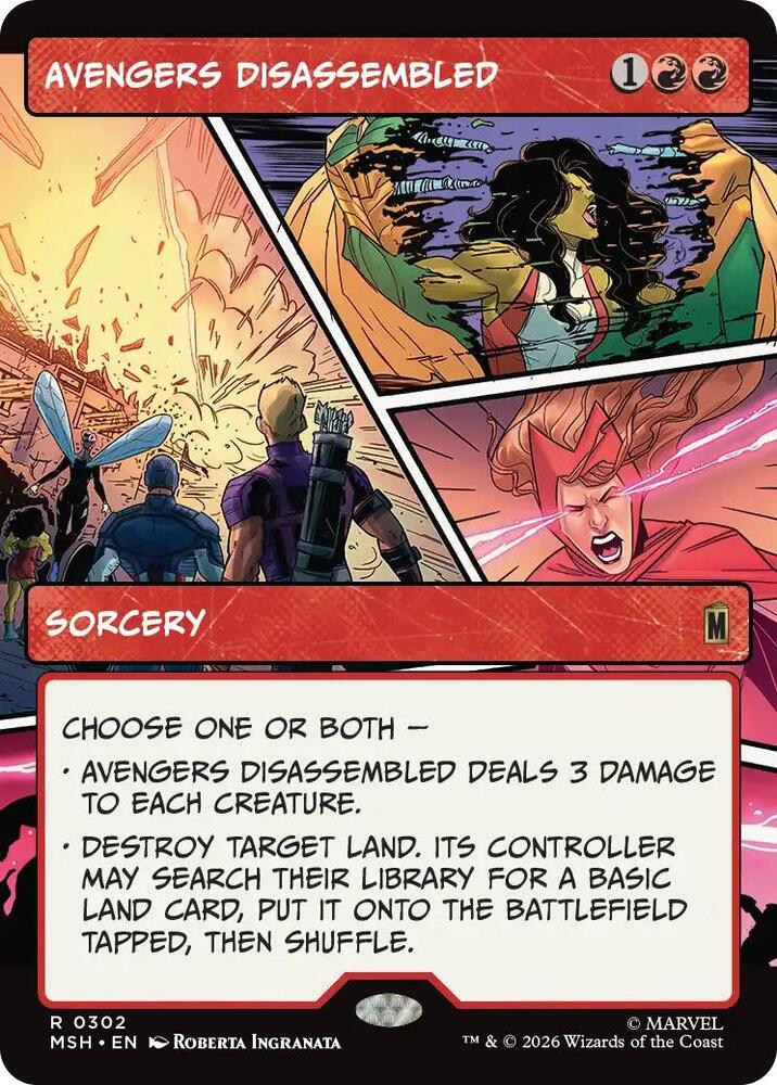 Avengers Disassembled (Borderless) card image