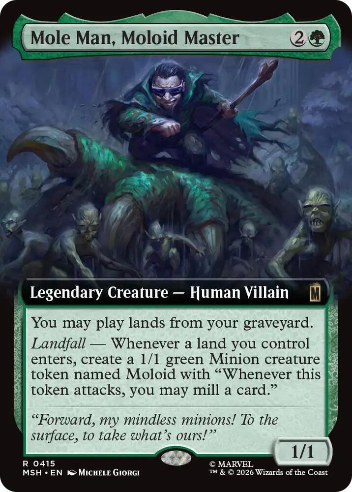 Mole Man, Moloid Master (Extended Art) card image