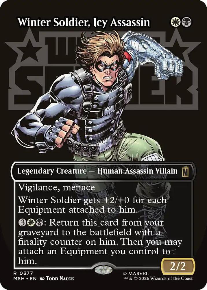 Winter Soldier, Icy Assassin (Borderless) card image