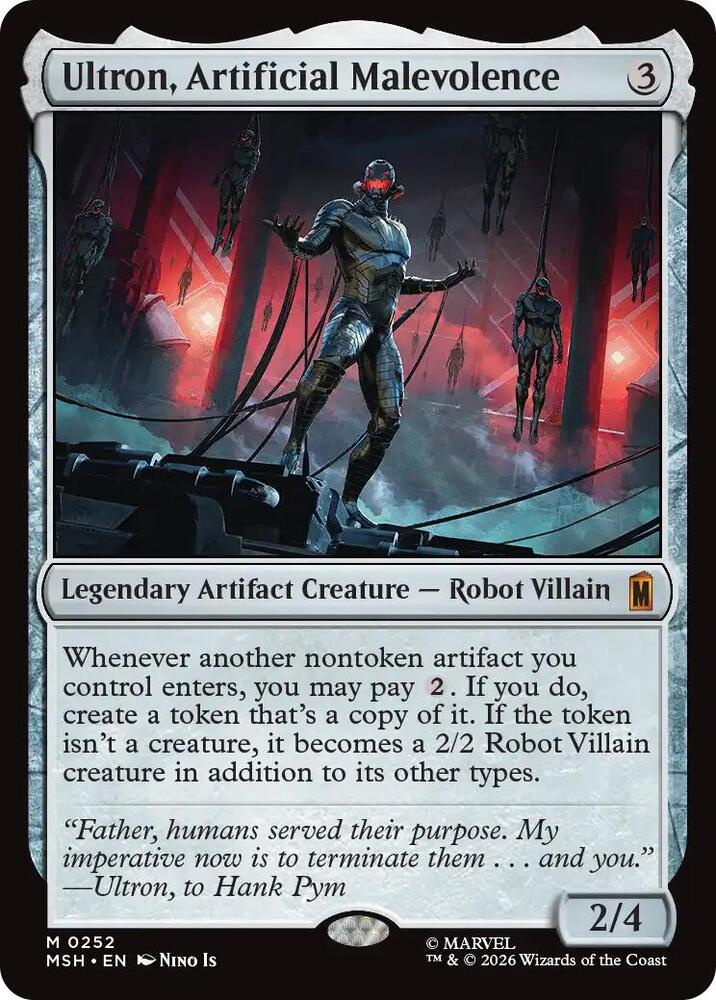 Ultron, Artificial Malevolence card image