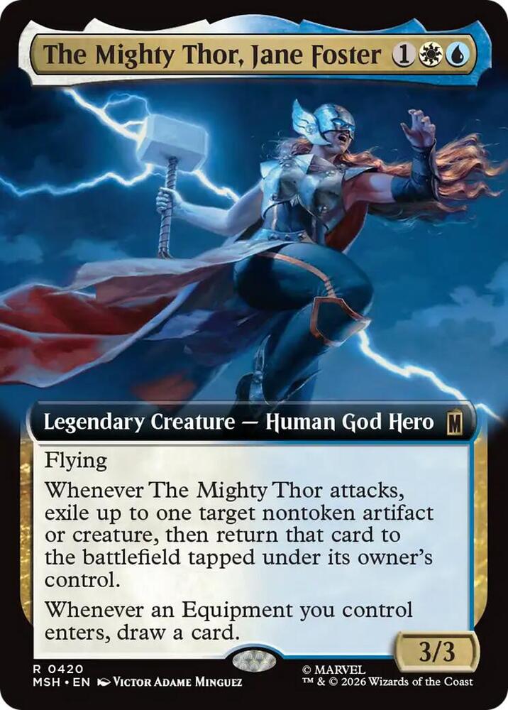 The Mighty Thor, Jane Foster (Extended Art) card image