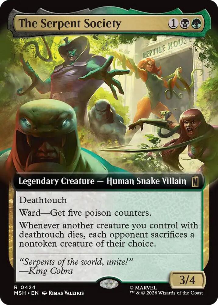 The Serpent Society (Extended Art) card image