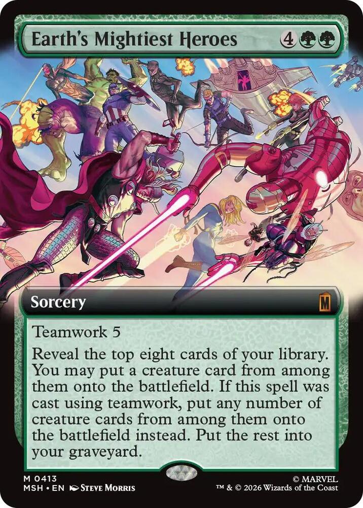 Earth's Mightiest Heroes (Extended Art) card image