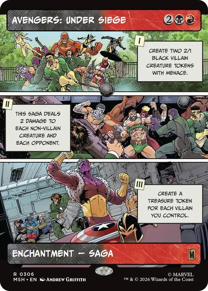 Avengers: Under Siege (Borderless) card image