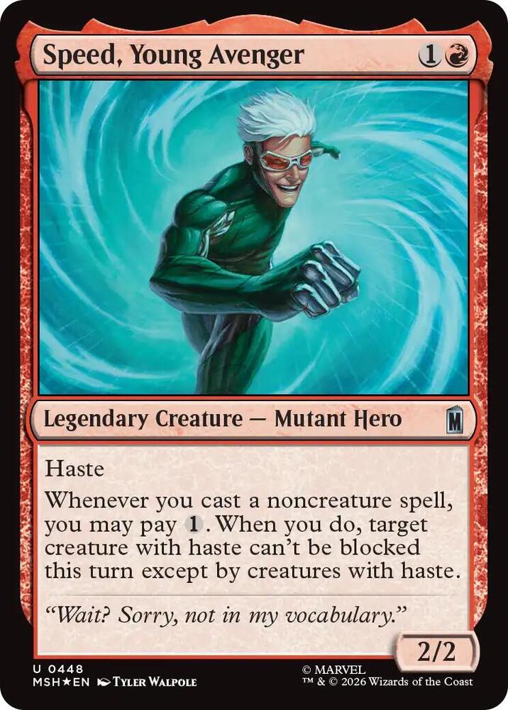 Speed, Young Avenger (Surge Foil) card image