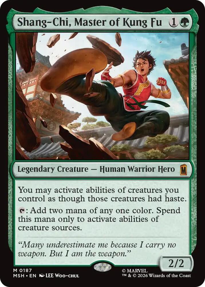 Shang-Chi, Master of Kung Fu card image