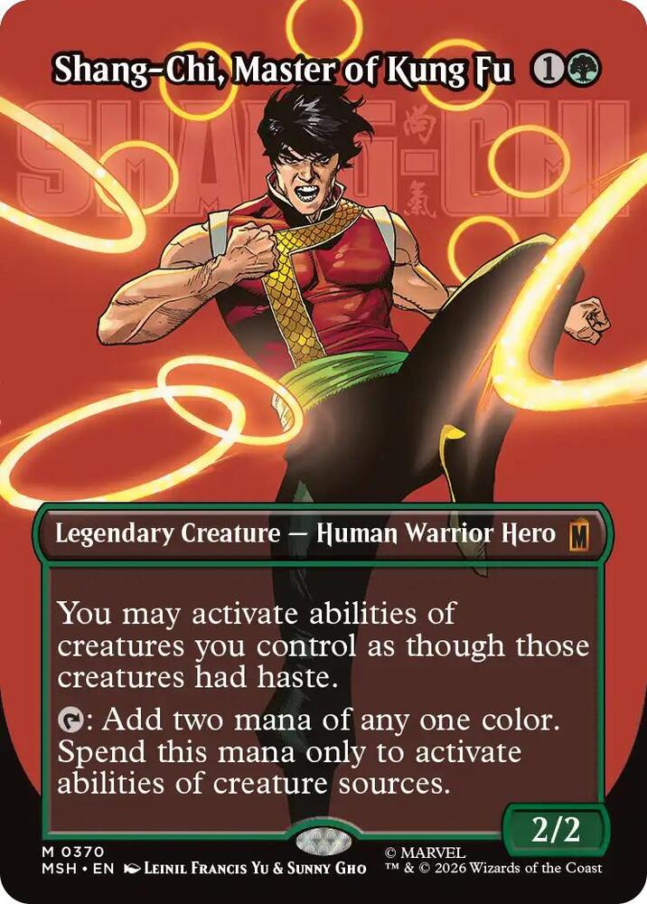 Shang-Chi, Master of Kung Fu (Borderless) (0370) card image