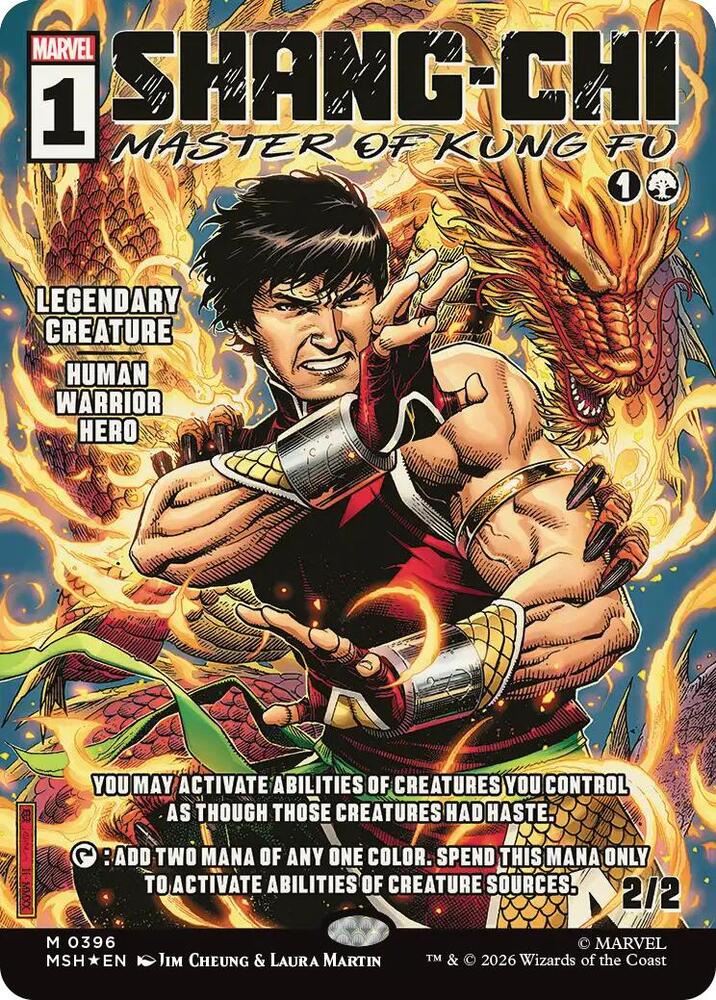 Shang-Chi, Master of Kung Fu (Borderless) (0396) card image