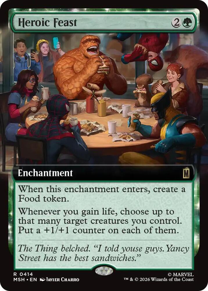 Heroic Feast (Extended Art) card image