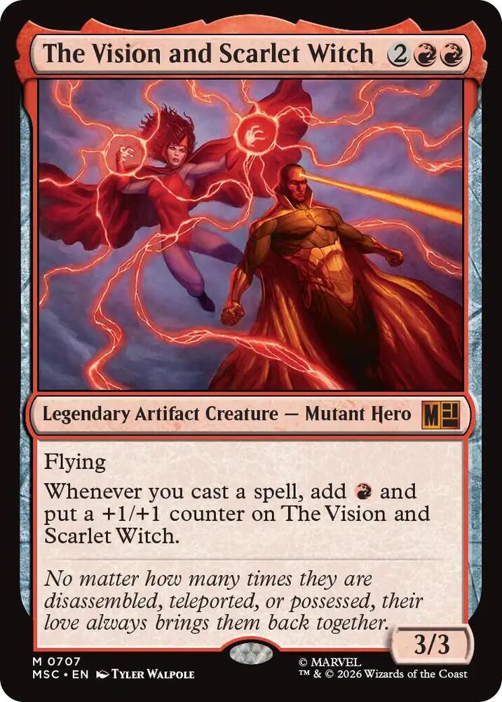 The Vision and Scarlet Witch card image