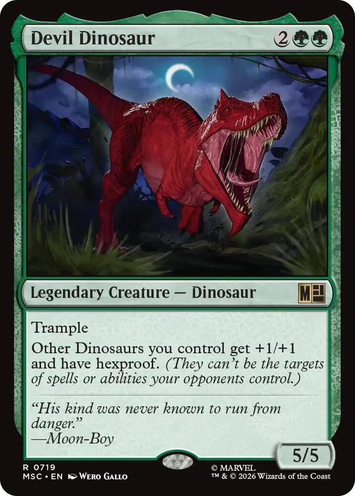 Devil Dinosaur card image