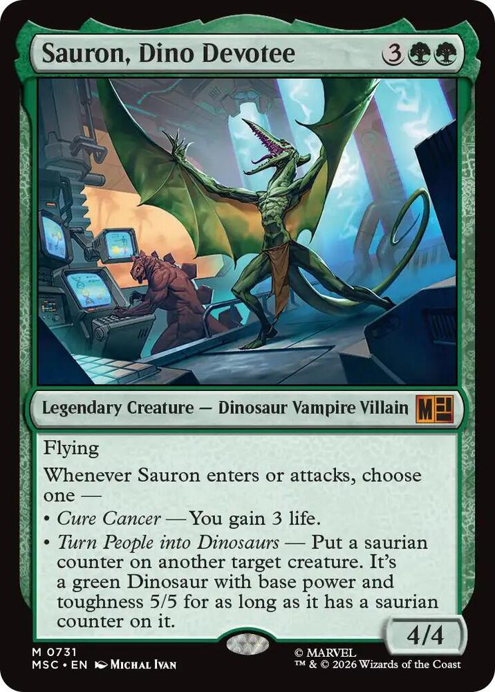 Sauron, Dino Devotee card image