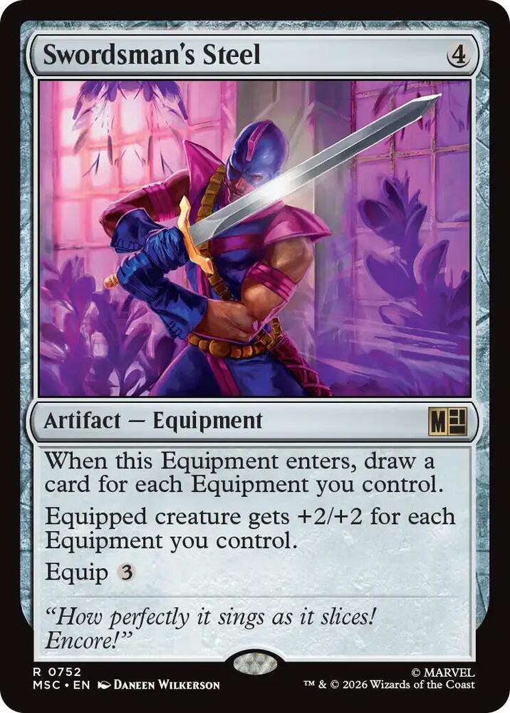 Swordsman's Steel card image