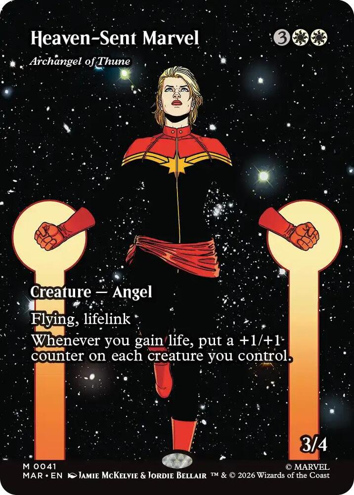 Heaven-Sent Marvel - Archangel of Thune (Borderless) card image