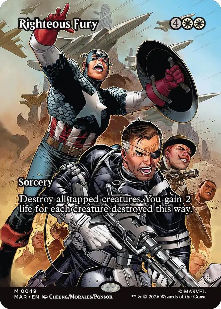 Righteous Fury (Borderless) card image