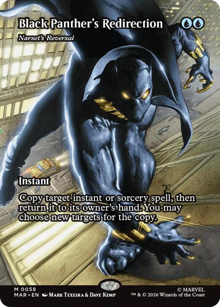 Black Panther's Redirection - Narset's Reversal (Borderless) card image