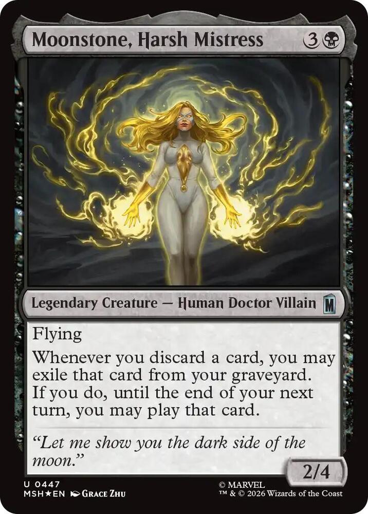 Moonstone, Harsh Mistress (Surge Foil) card image