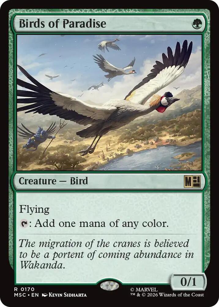 Birds of Paradise (Surge Foil) card image