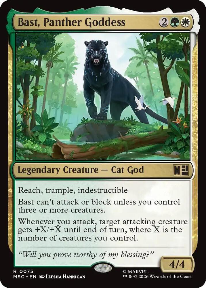 Bast, Panther Goddess (Surge Foil) card image