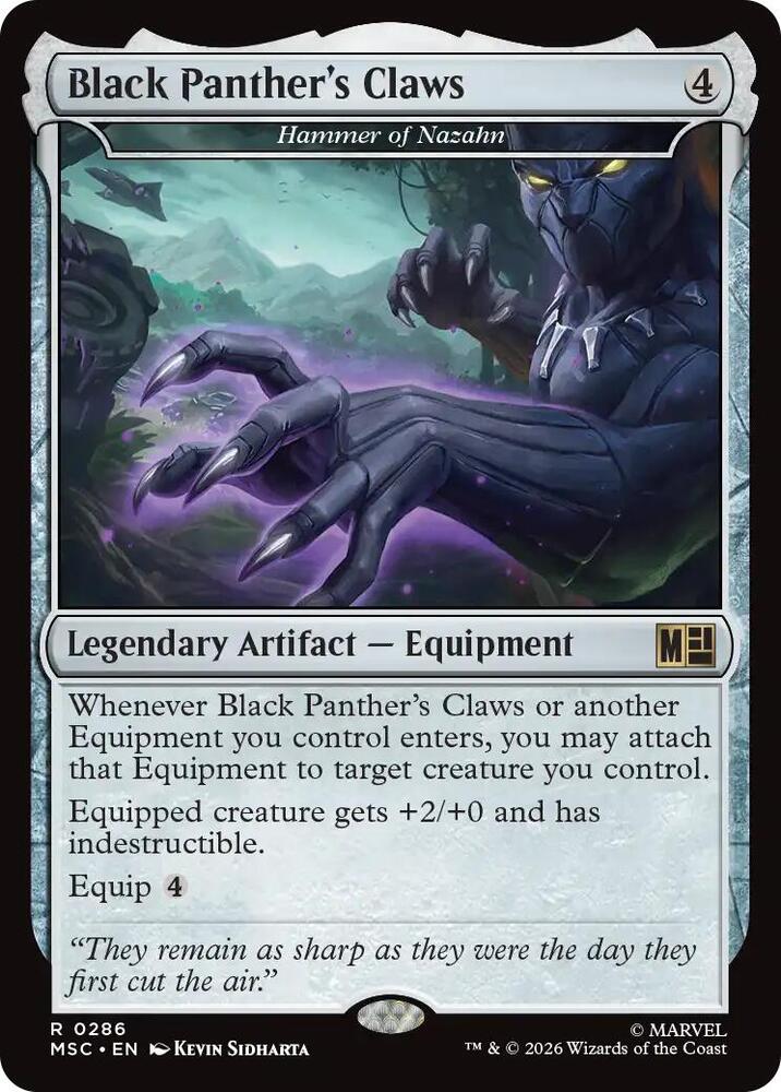 Black Panther's Claws - Hammer of Nazahn (Surge Foil) card image
