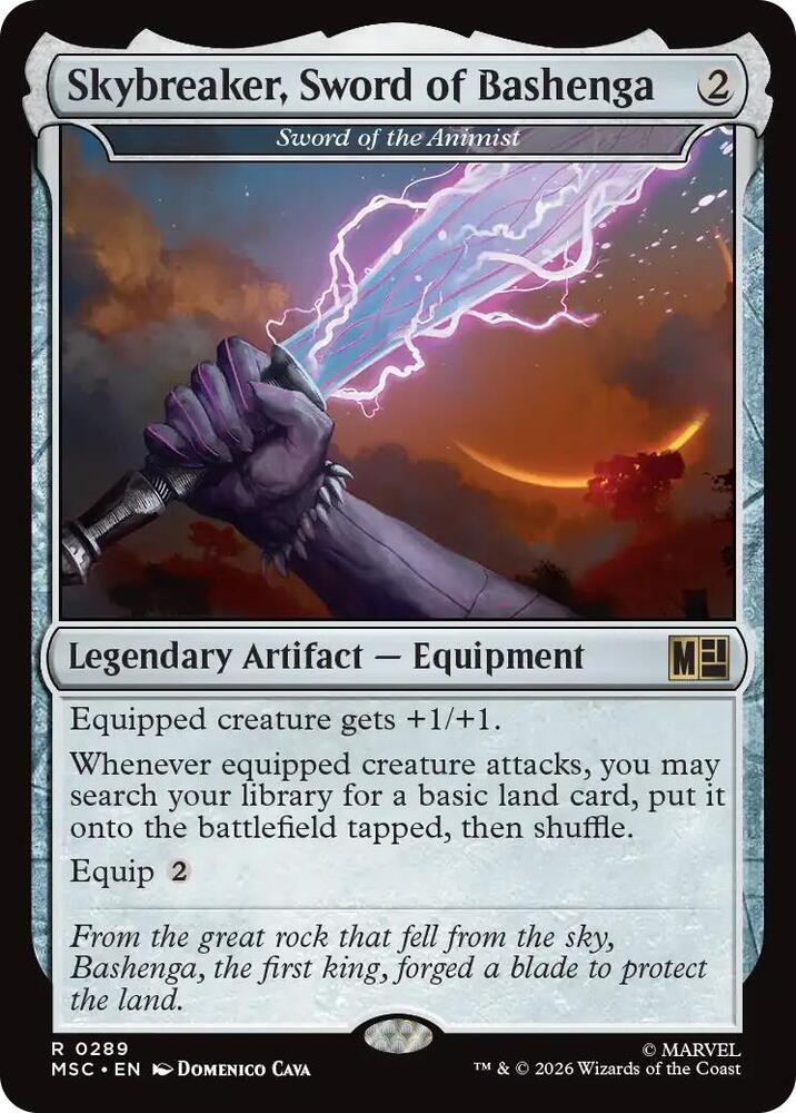 Skybreaker, Sword of Bashenga - Sword of the Animist (Surge Foil) card image