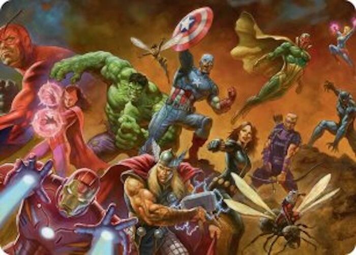 Avengers Assemble! Art Card card image