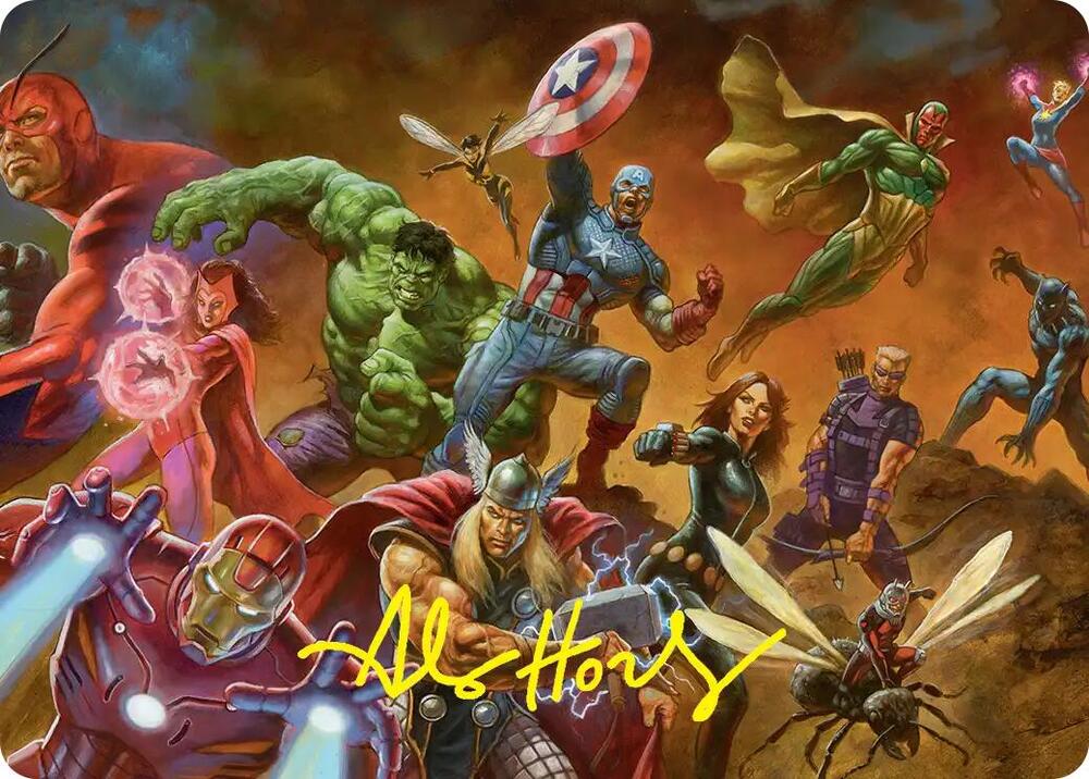 Avengers Assemble! Art Card (Gold-Stamped Signature) card image
