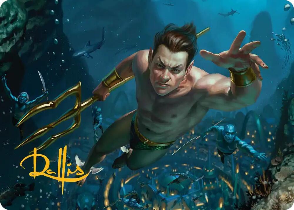 Namor the Sub-Mariner Art Card (Gold-Stamped Signature) card image
