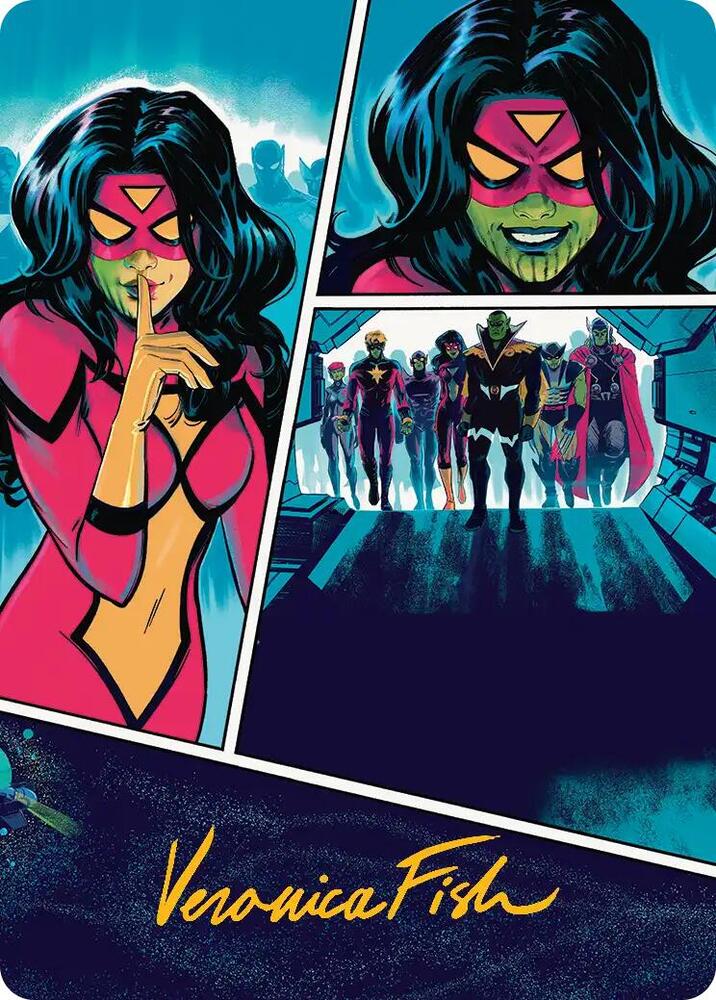 Secret Invasion Art Card (Gold-Stamped Signature) card image