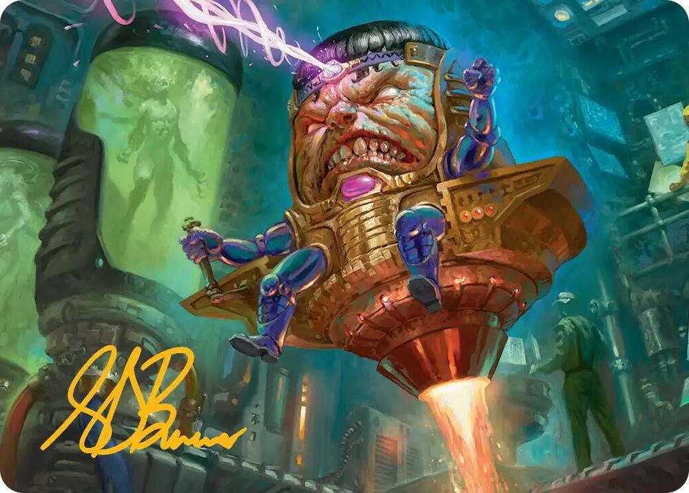 M.O.D.O.K. Art Card (Gold-Stamped Signature) card image