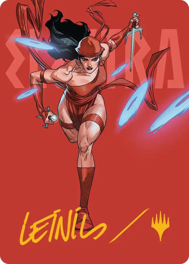 Elektra, Daughter of the Hand Art Card (Gold-Stamped Signature) card image