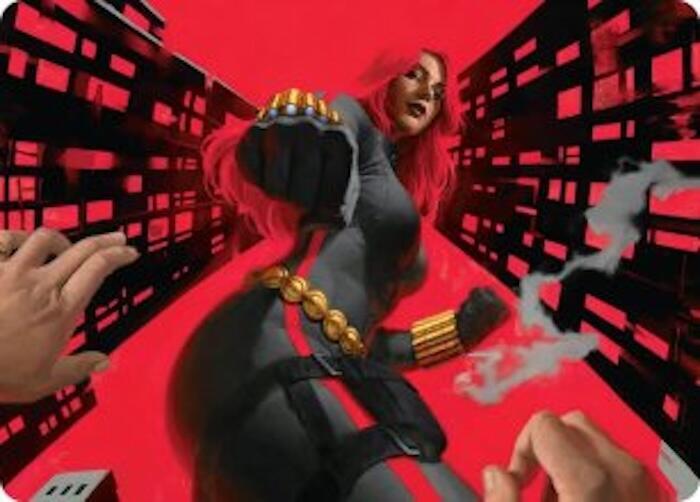 Black Widow, Deadly Hunter Art Card card image