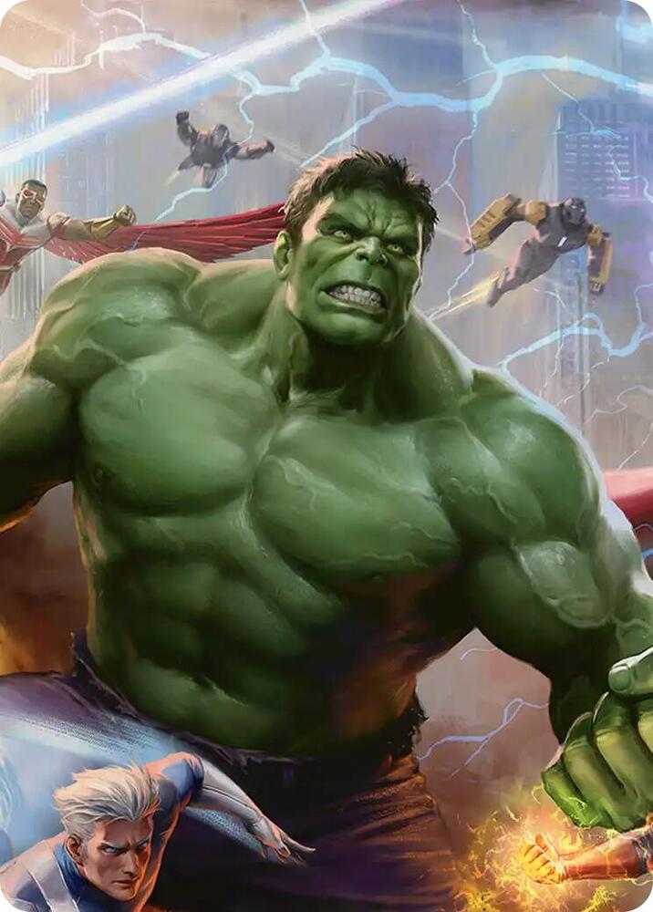 Hulk, Always Angry Art Card card image