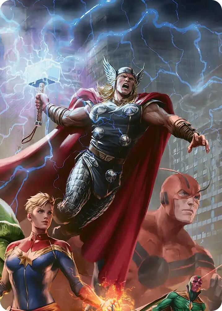 Thor, Guardian of Midgard Art Card card image