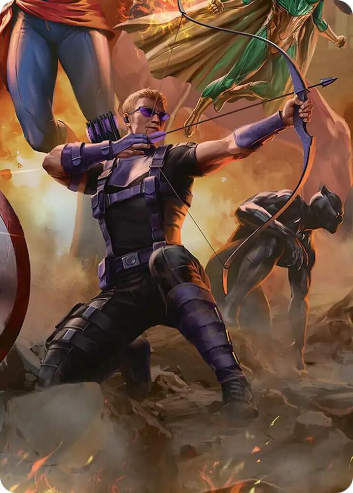 Hawkeye, Trick Shot Art Card card image