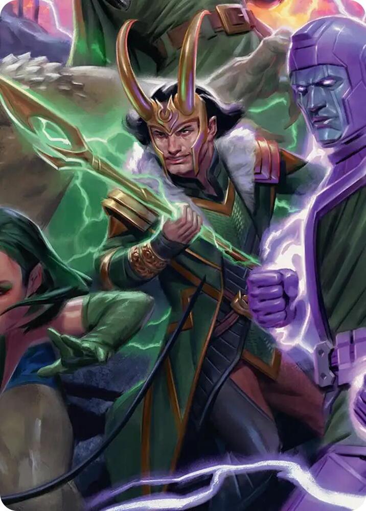 Loki, God of Lies Art Card card image