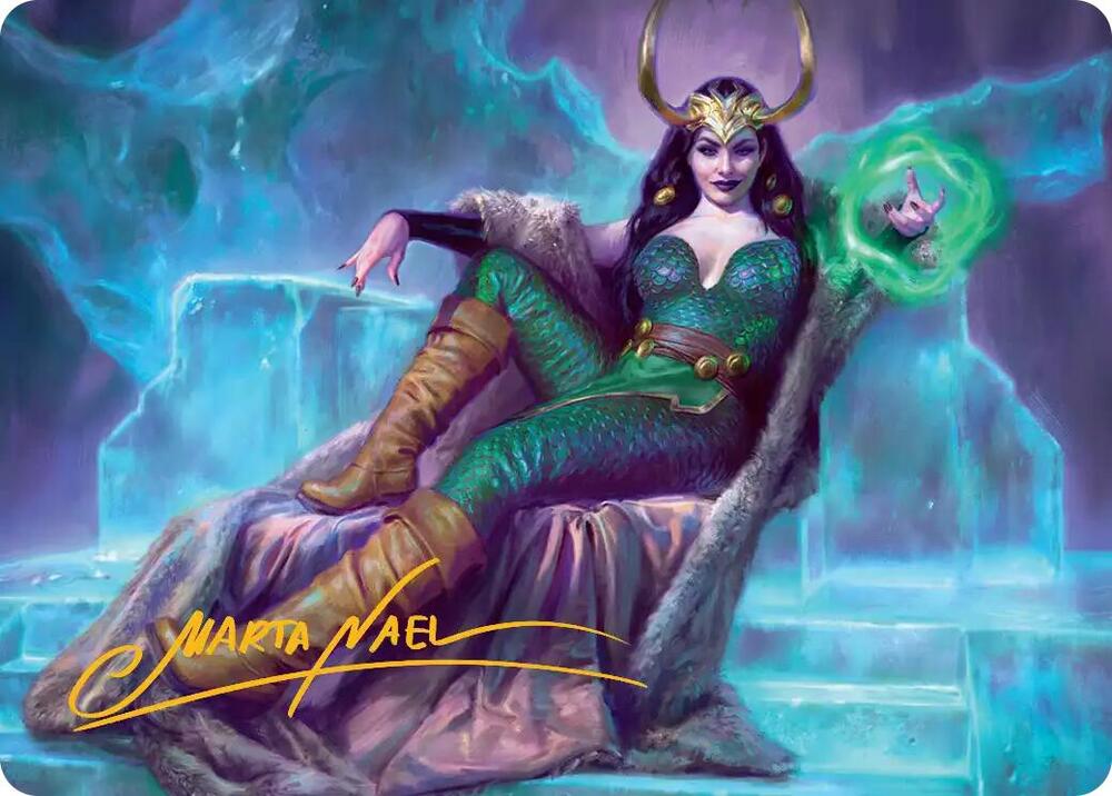 Lady Loki, Agent of Chaos Art Card (Gold-Stamped Signature) card image