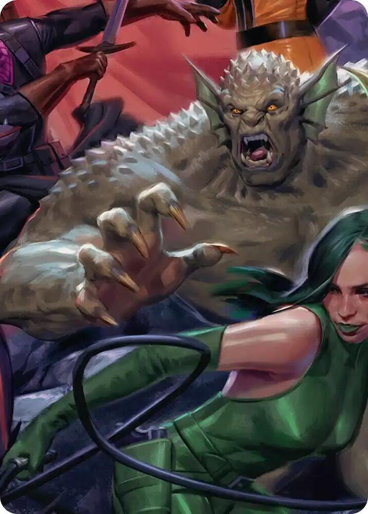 Abomination, Irradiated Brute Art Card card image