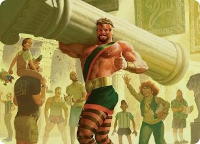 Hercules, Prince of Power Art Card card image