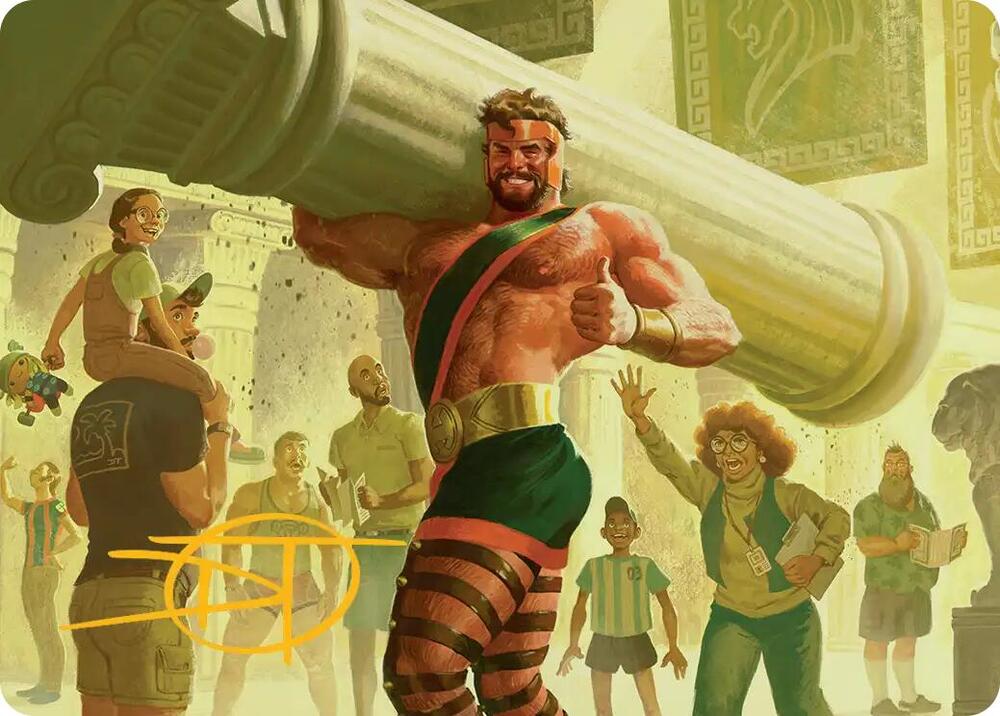 Hercules, Prince of Power Art Card (Gold-Stamped Signature) card image
